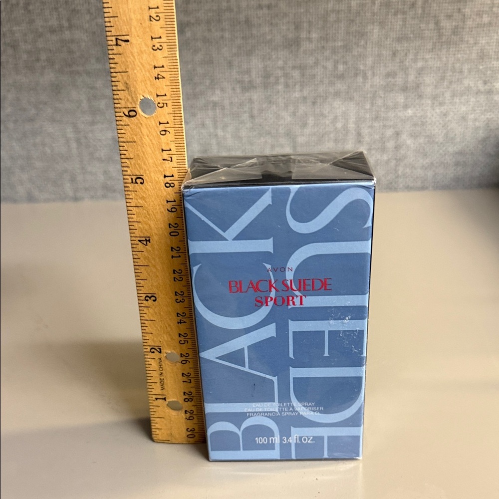 Avon Black Suede Sport Fragrance Spray Cologne for Men Factory Sealed Big 3.4 OZ - Picture 7 of 16
